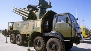 Боевая машина зенитно-ракетного комплекса "Панцирь-С1"