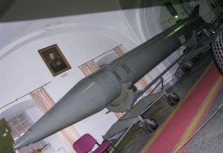 Общий вид макета ракеты Р-11 ФМ
