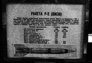 Данные ракеты Р-2 (8Ж38).