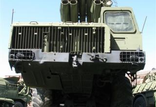 Боевая машина 9А52-2 РСЗО 