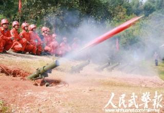 Китайские противопожарные ракетные установки