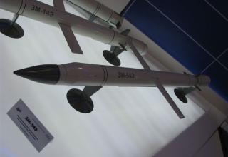 Модель противокорабельной крылатой ракеты 3М-54Э для вооружения подводных лодок. М (1:6,7). ©С.В.Гуров (Россия, г.Тула)