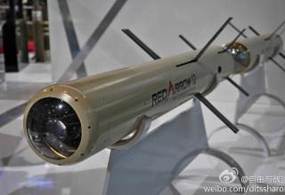 Макет ПТУР Red Arrow 12 (Китай).www.china-defense-mashup.com/hj-12-anti-tank-missile-in-2014-zhuhai-air-show.html