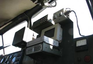 Приборы управления в кабине боевой машины 2Б17-1 РСЗО 