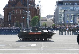 Военный парад по случаю 74-й годовщины Великой Победы в Великой Отечественной войне в Городе-Герое Тула