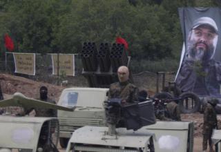 Боевые машины РСЗО ливанского движения '"Хезболла"
