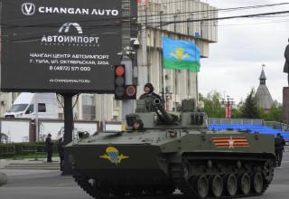 Генеральная репетиция Парада Победы в ознаменование 79-й годовщины Победы в Великой Отечественной войне (1941-1945 годов) в Городе-Герое Туле (ОБНОВЛЕНО 08.05.2024 г.)