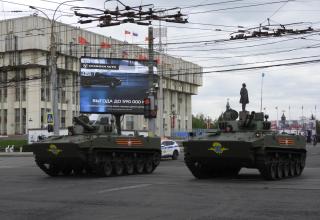 Генеральная репетиция Парада Победы в ознаменование 79-й годовщины Победы в Великой Отечественной войне (1941-1945 годов) в Городе-Герое Туле (ОБНОВЛЕНО 08.05.2024 г.)