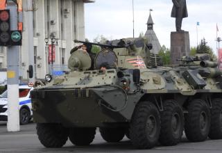 Генеральная репетиция Парада Победы в ознаменование 79-й годовщины Победы в Великой Отечественной войне (1941-1945 годов) в Городе-Герое Туле (ОБНОВЛЕНО 08.05.2024 г.)