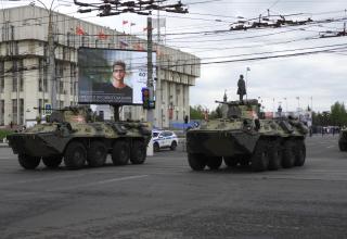 Генеральная репетиция Парада Победы в ознаменование 79-й годовщины Победы в Великой Отечественной войне (1941-1945 годов) в Городе-Герое Туле (ОБНОВЛЕНО 08.05.2024 г.)