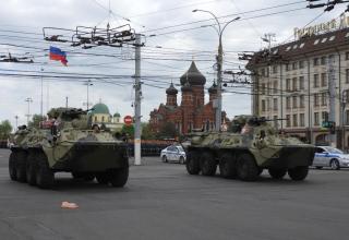 Генеральная репетиция Парада Победы в ознаменование 79-й годовщины Победы в Великой Отечественной войне (1941-1945 годов) в Городе-Герое Туле (ОБНОВЛЕНО 08.05.2024 г.)
