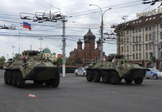 Генеральная репетиция Парада Победы в ознаменование 79-й годовщины Победы в Великой Отечественной войне (1941-1945 годов) в Городе-Герое Туле (ОБНОВЛЕНО 08.05.2024 г.) (СКАЧАТЬ ФОТОГРАФИИ)