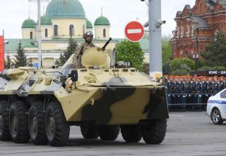 Генеральная репетиция Парада Победы в ознаменование 79-й годовщины Победы в Великой Отечественной войне (1941-1945 годов) в Городе-Герое Туле (ОБНОВЛЕНО 08.05.2024 г.)