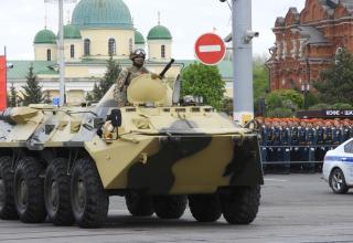 Генеральная репетиция Парада Победы в ознаменование 79-й годовщины Победы в Великой Отечественной войне (1941-1945 годов) в Городе-Герое Туле (ОБНОВЛЕНО 08.05.2024 г.) (СКАЧАТЬ ФОТОГРАФИИ)