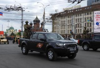 Генеральная репетиция Парада Победы в ознаменование 79-й годовщины Победы в Великой Отечественной войне (1941-1945 годов) в Городе-Герое Туле (ОБНОВЛЕНО 08.05.2024 г.) (СКАЧАТЬ ФОТОГРАФИИ)