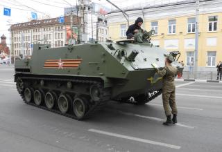 Генеральная репетиция Парада Победы в ознаменование 79-й годовщины Победы в Великой Отечественной войне (1941-1945 годов) в Городе-Герое Туле (ОБНОВЛЕНО 08.05.2024 г.) (СКАЧАТЬ ФОТОГРАФИИ)