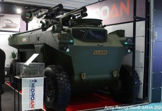 Турция. Для ПТРК и др. https://armyrecognition.com/news/army-news/army-news-2024/hidroan-unveils-azman-ugv-convertible-into-manned-combat-vehicle-at-saha-2024     23.10.2024 г.